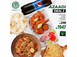 From Foods Inn Get Azaadi Deal 2 For Rs.1947/-