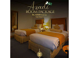 Azaadi Room Package For Rs.12500/- +tax