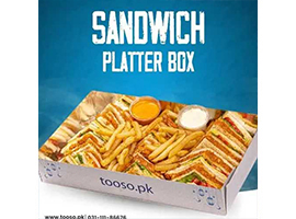 Toosa Offers Deal Sandwich Box For Rs.2000/- +tax