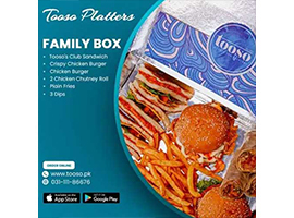 Toosa Offers Family Box For Rs.2090/- +tax