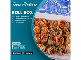 Toosa Offers Roll Box For Rs.2700/- +tax