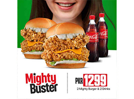 HOB - House Of Burgers Mighty Buster Deal For Rs.1299/-