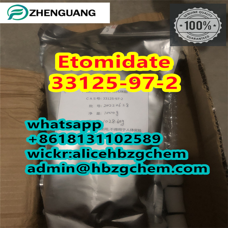 Etomidate cas 33125-97-2 9 whatsapp+8618131102589