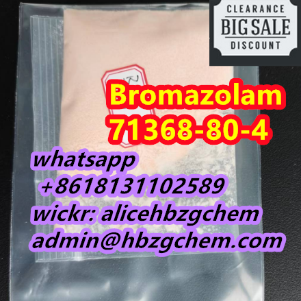 Bromazolam cas71368-80-4strong effect whatsapp+8618131102589