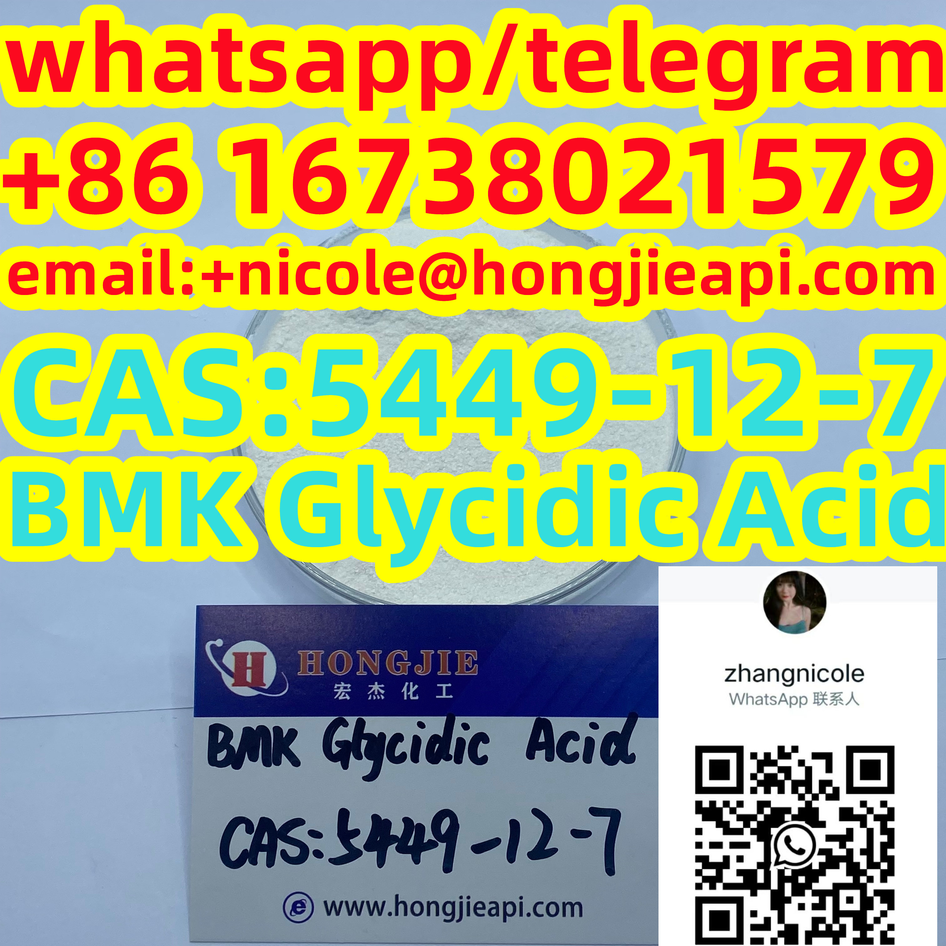  BMK Glycidic Acid (sodium salt) The factory supplie 5449-12-7