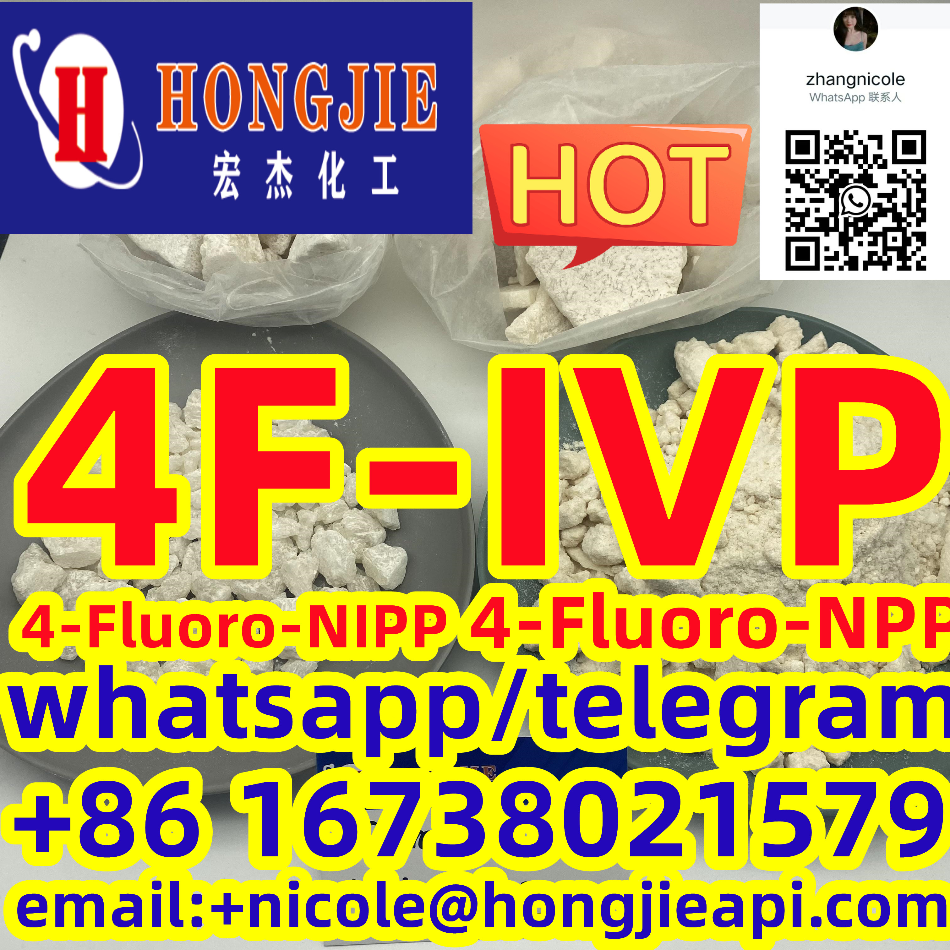 High quality 4F-IVP 4-Fluoro-NPP 4-Fluoro-NIPP