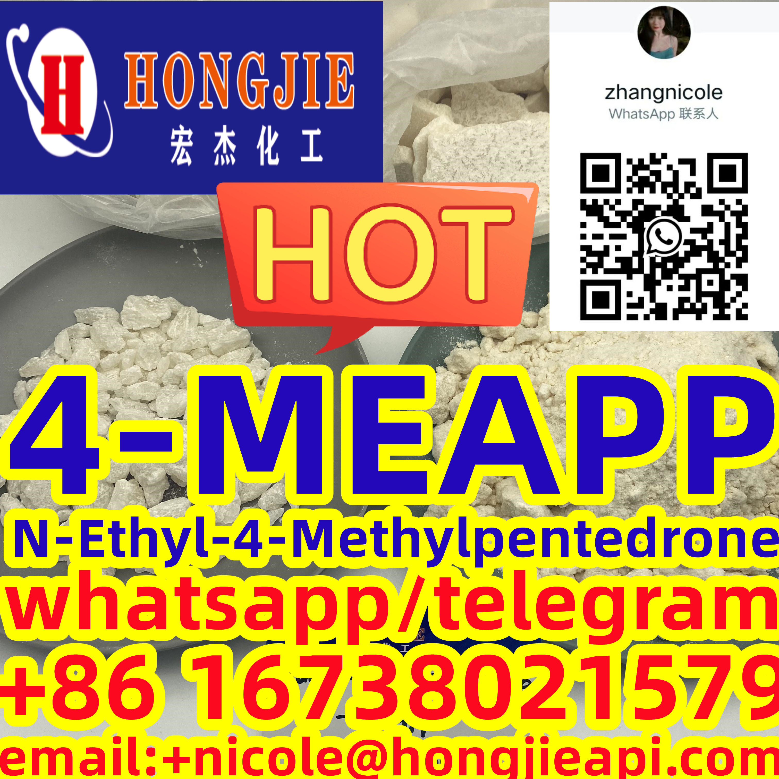 High quality 4-MEAPP N-Ethyl-4-Methylpentedrone