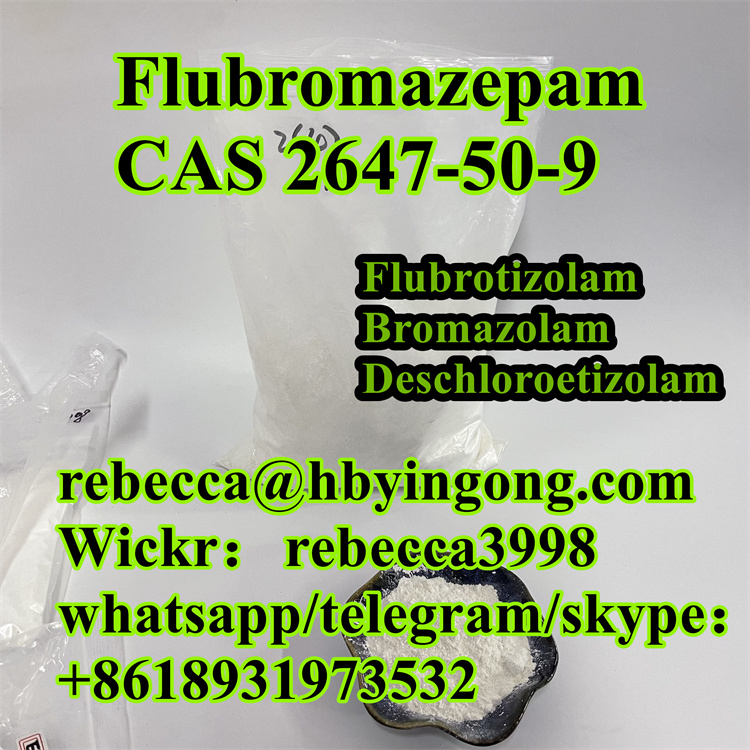 CAS 2647-50-9 Flubromazepam With Safety delivery