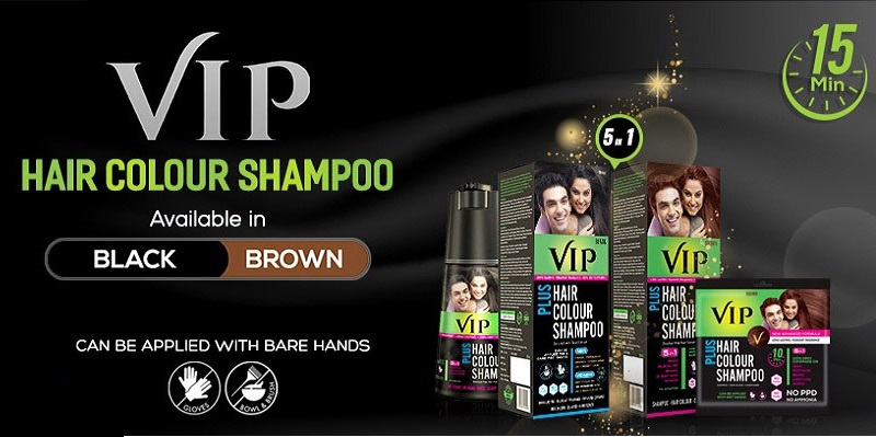 Vip Hair Colour Shampoo Price in Lahore - 03001578777