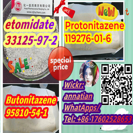 33125-97-2   New protonitazene 119276-01-6   butonitazene 95810-54-1