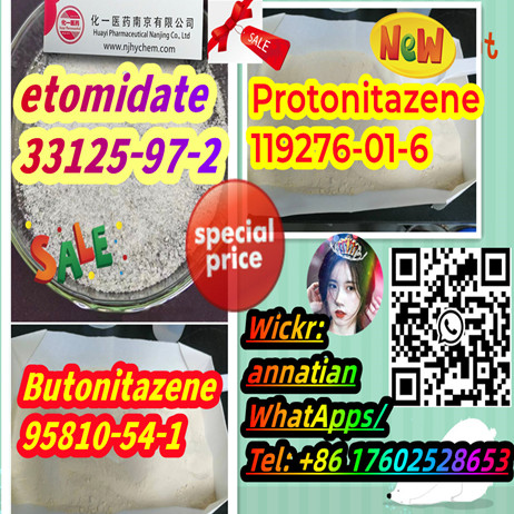 etomidate 33125-97-2 New protonitazene119276016butonitazene95810541