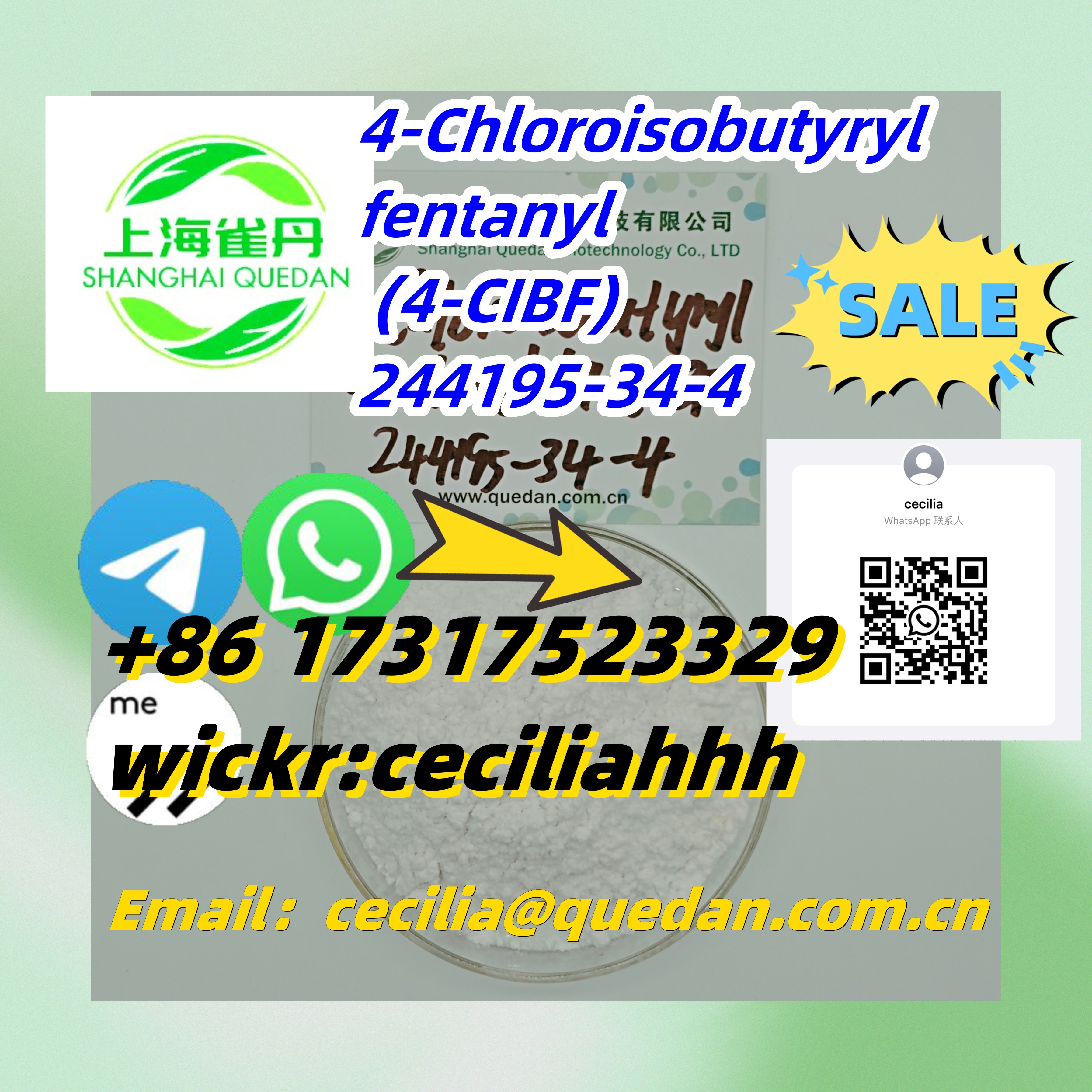 4-Chloroisobutyrylfentanyl (4-CIBF) 244195-34-4