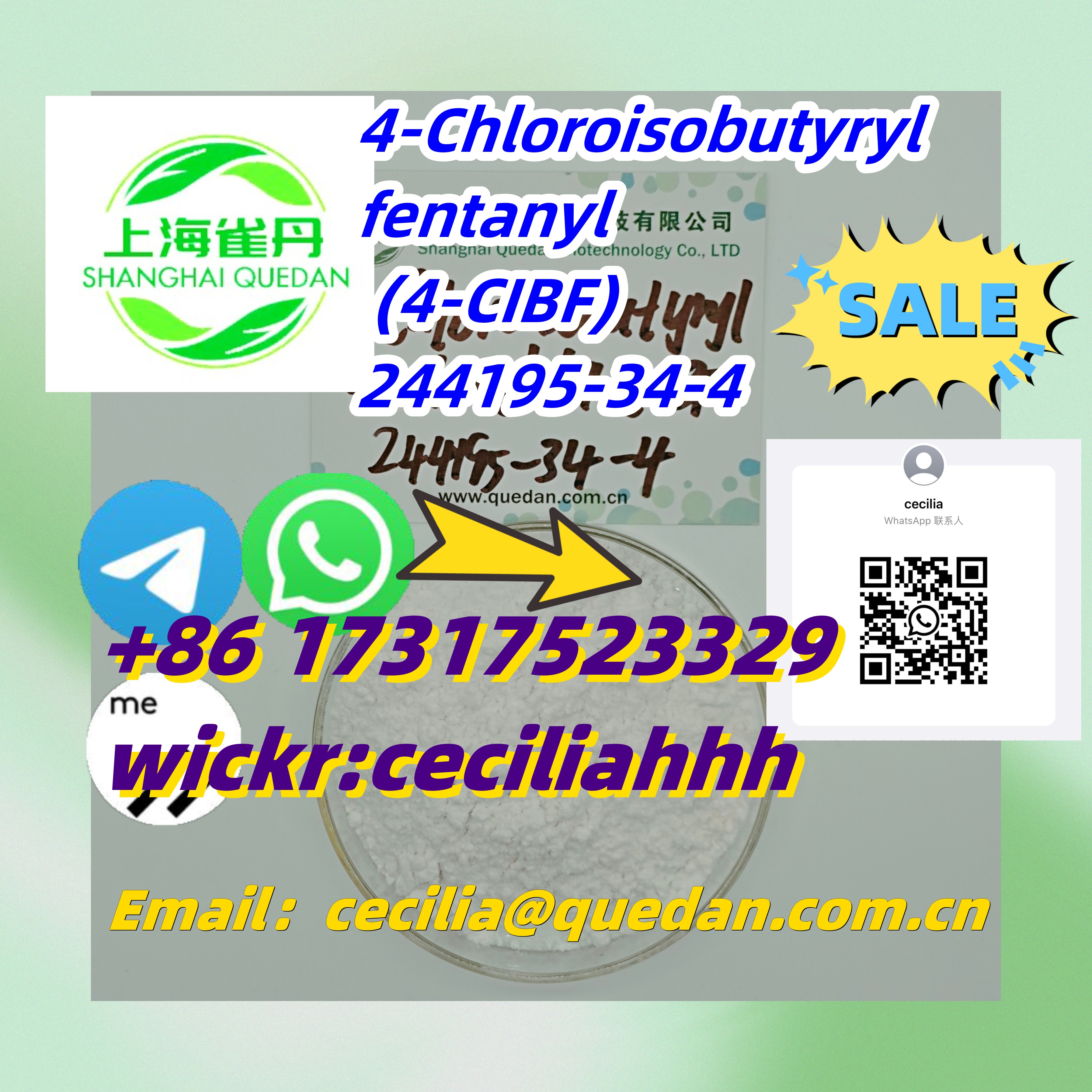 4-Chloroisobutyrylfentanyl (4-CIBF) 244195-34-4