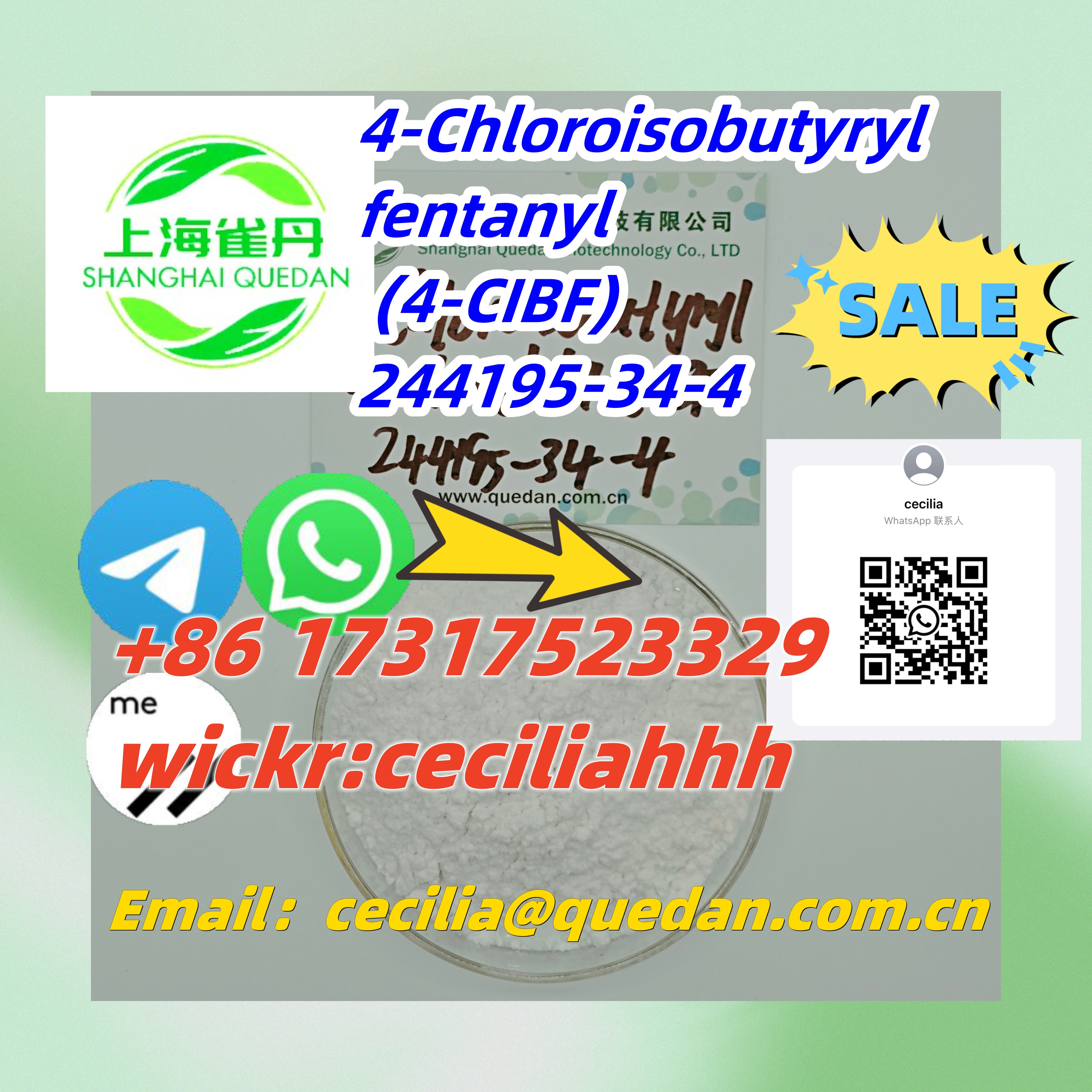 4-Chloroisobutyrylfentanyl (4-CIBF) 244195-34-4