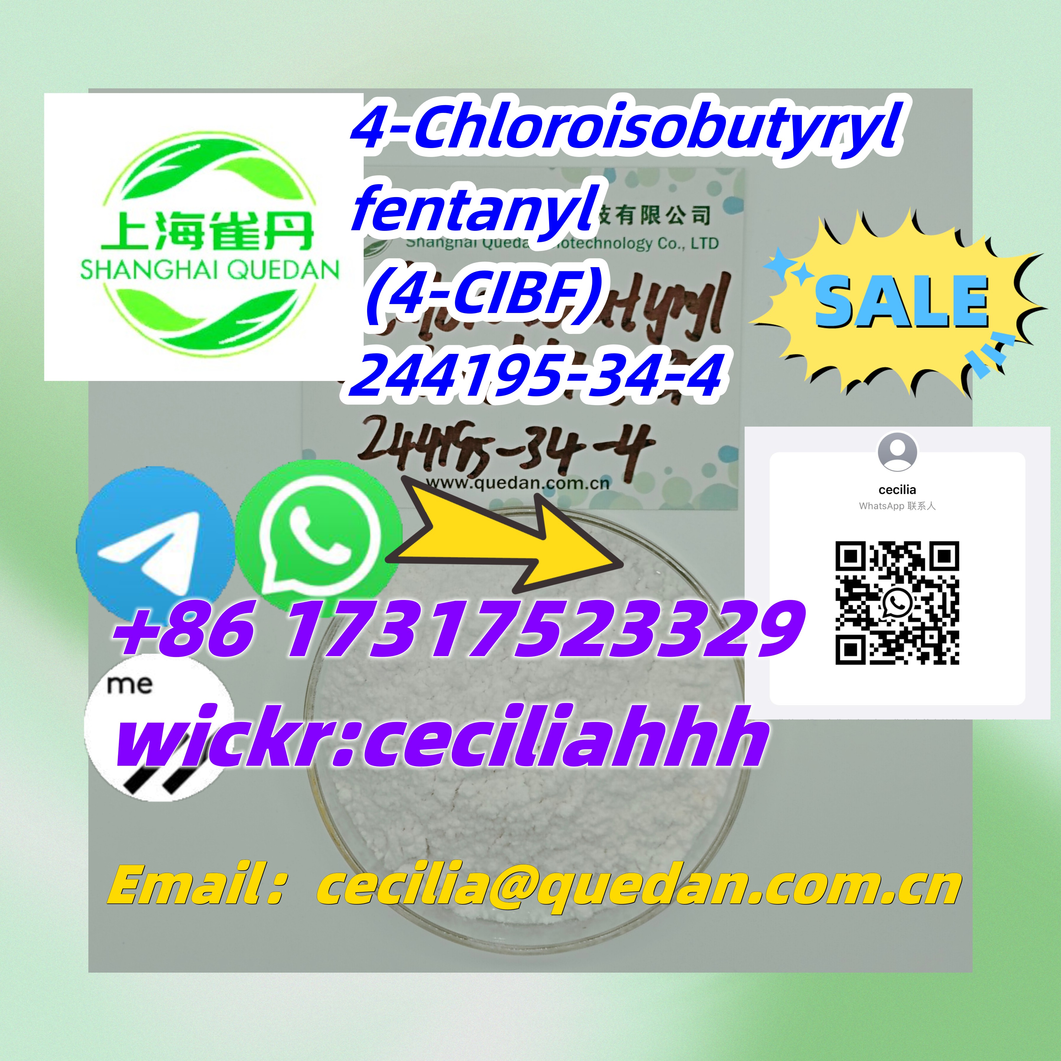 4-Chloroisobutyrylfentanyl (4-CIBF) 244195-34-4