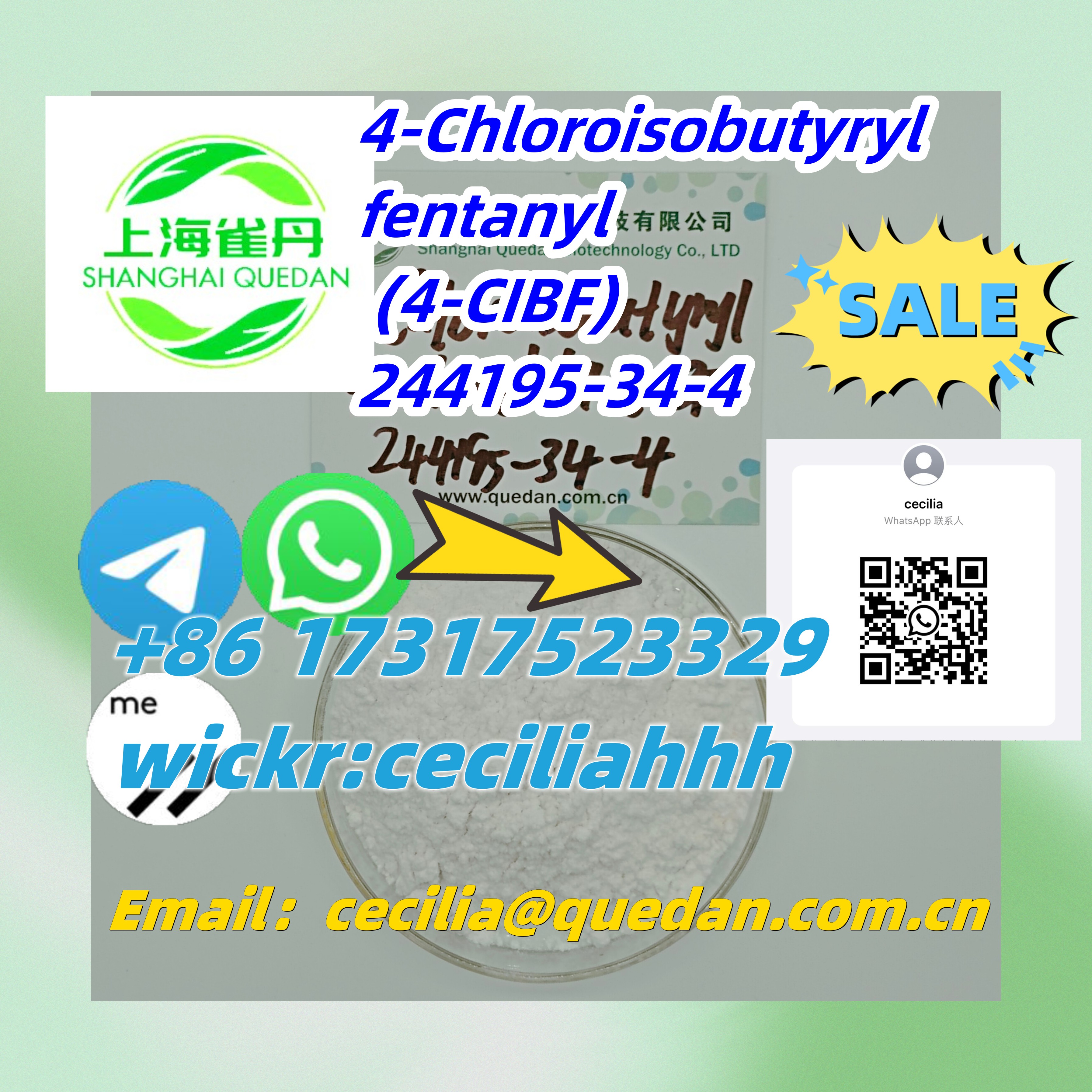 4-Chloroisobutyrylfentanyl (4-CIBF) 244195-34-4