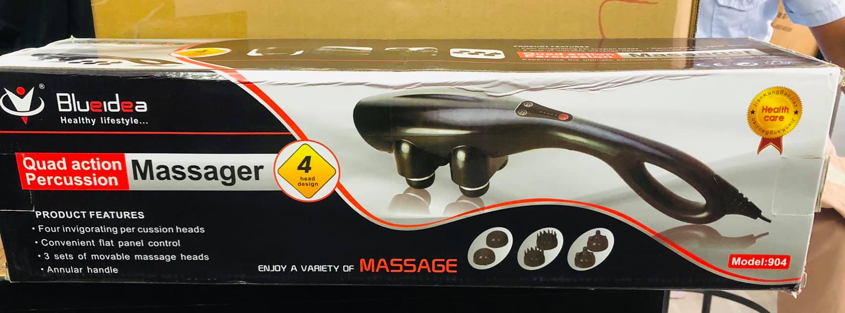 Electric Quad Action Percussion Therapeutic Full Body Massager Machine