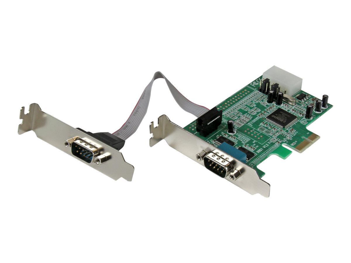 Startech 2 Port Low Profile Native RS232 PCI Express Serial Card