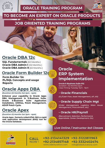 Oracle Training by Certified Trainers