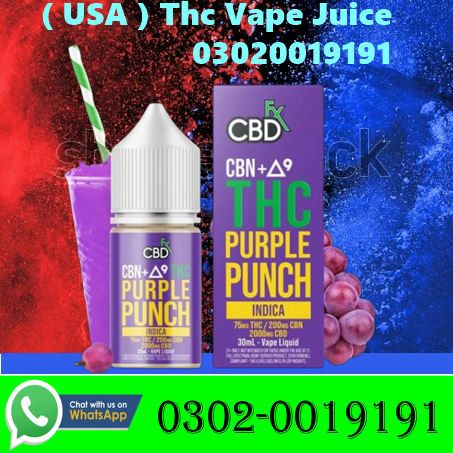 THC Vape Juice Purple Punch In Khanewal	030020019191