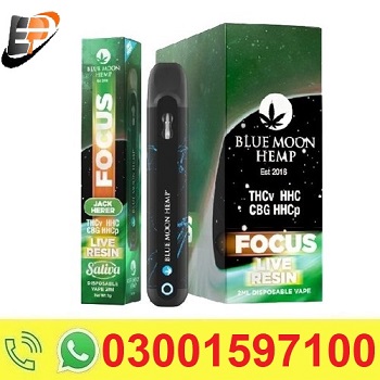 Focus Blend Jack Herer Live Resin 2G Disposable Vape Lahore03001597100