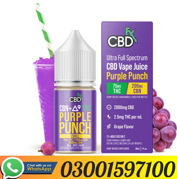 THC Vape Juice Purple Punch In Pakistan | 03001597100