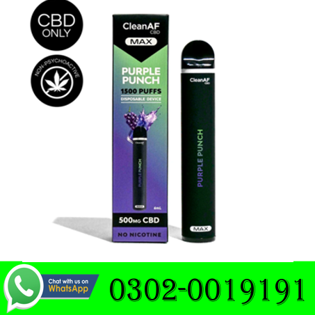 PURPLE PUNCH CBD VAPE Karachi	| 03020019191