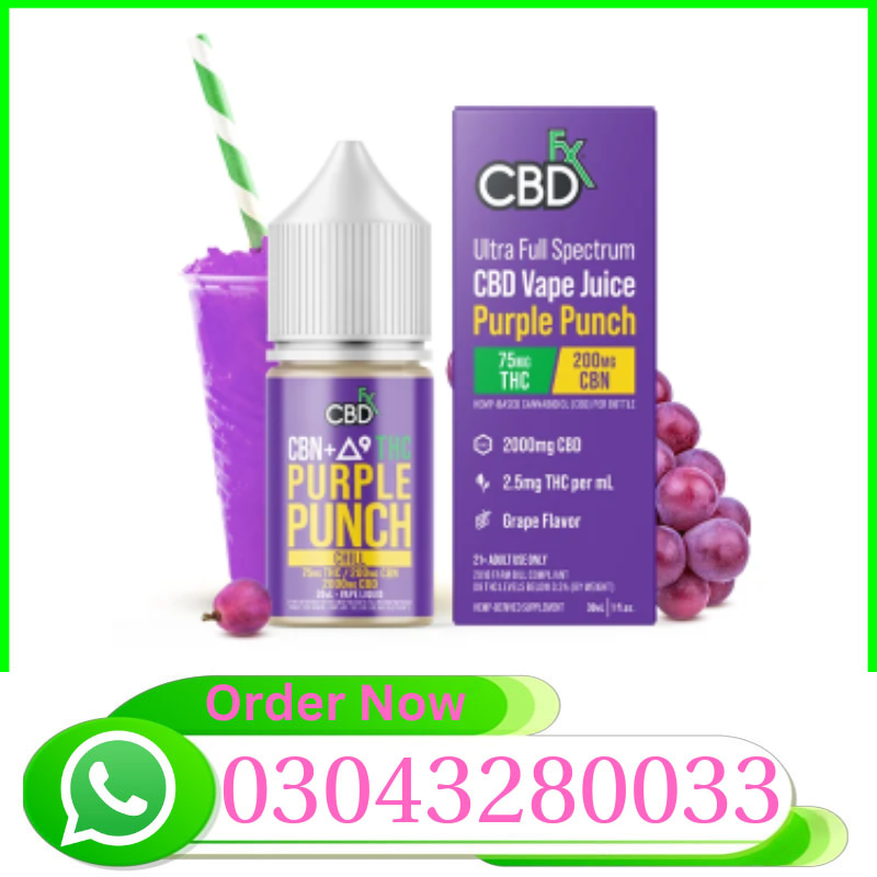 THC Vape Juice Purple Punch In Pakistan {03043280033}