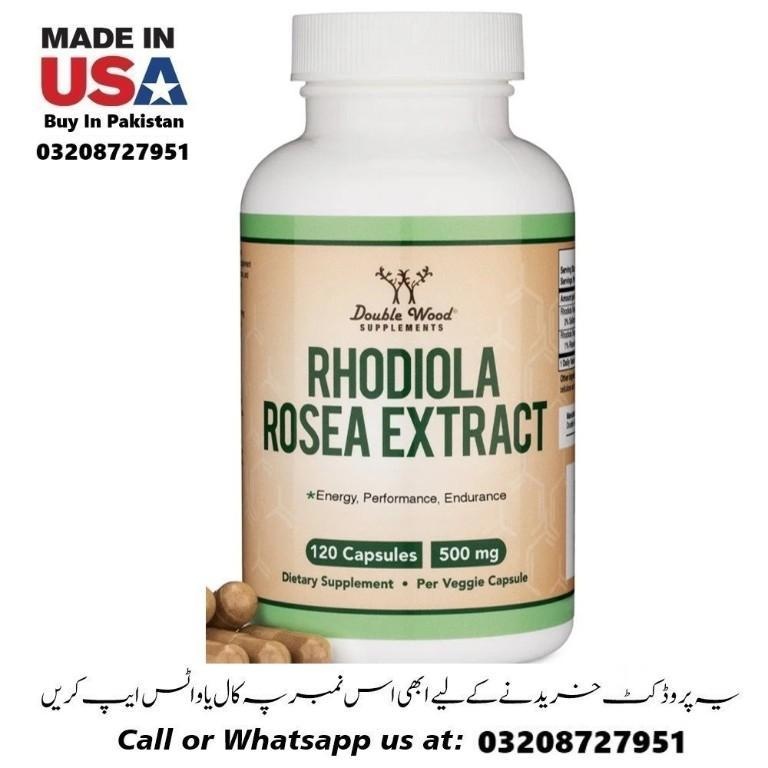 Double Wood Rhodiola Rosea Capsules Available In Pakistan 03208727951