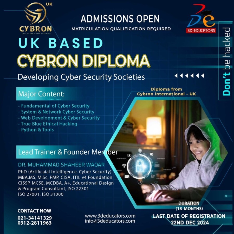 UK BASED CYBRON DIPLOMA