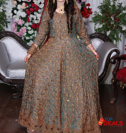 Can can mexi new stylish design walima dress