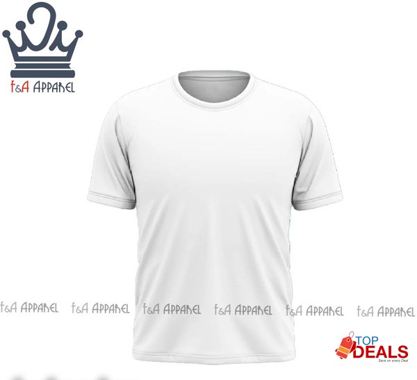 Premium Quality Basic Plain T-shirts For Men By F&A Apparel