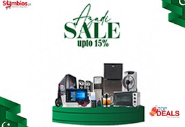 Independence day sale symbios.pk azadi sale upto 50% off for electronic - mobile / tablets