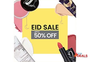 Upto 50% luscious cosmetics eid discount up to 50% off on everything for beauty - cosmetic