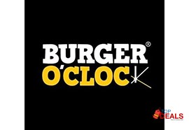 15% off 15% discount on burger o'clock with meezan bank for food - burger