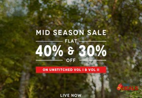 Flat 40%  beechtree mid season sale flat 30% & 40% for clothes - women dress