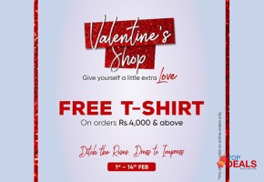 Rs 4000 valentine's day meme offer! t-shirt free with orders over rs. 4000 for clothes - women dress