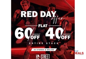 Flat 60%  histreet is offering flat 60% and flat 40% on entire stock for shoes - men's wear