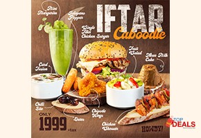Rs 1999 howdy iftar caboodle for rs.1999 for food - burger