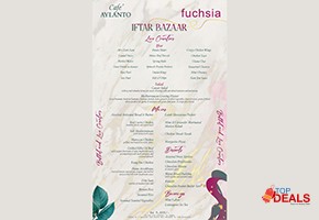 Rs 5695 cafe aylanto iftar & dinner buffet for rs.5695 for hospitality - restaurants