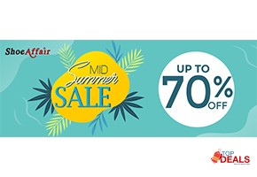 Flat 70%  shoe affair mid summer sale upto 70% off for shoes - women