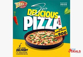 Deals pizza bite super delicious pizza deal 1 for rs.900 for food - pizza