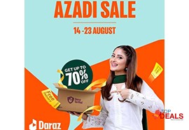 Upto 70% azaadi sale on daraz up to 70% off for electronic - internet