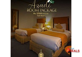 Rs 12500 azaadi room package for rs.12500/- +tax for hospitality - hotels