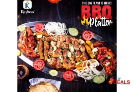 Rs 4350 kaybees bbq platter for rs.4350/- for food - burger