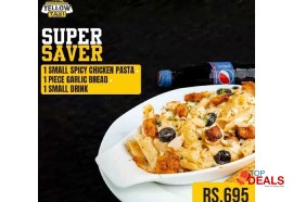 Rs 695 yellow taxi pizza co.super saver deal 6 for rs.695/- for food - pizza