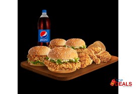 Rs 2250 kfc family festival 2 for rs.2250/- for food - burger