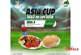 Rs 4000 cafe bogie asia cup deal 8 for rs.4000/- for hospitality - restaurants