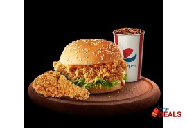 Rs 530 kfc krunch chicken combo for rs.530/- for food - burger