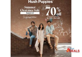 Upto 70% hush puppies summer clearance sale up to 70% off on apparel for shoes - women